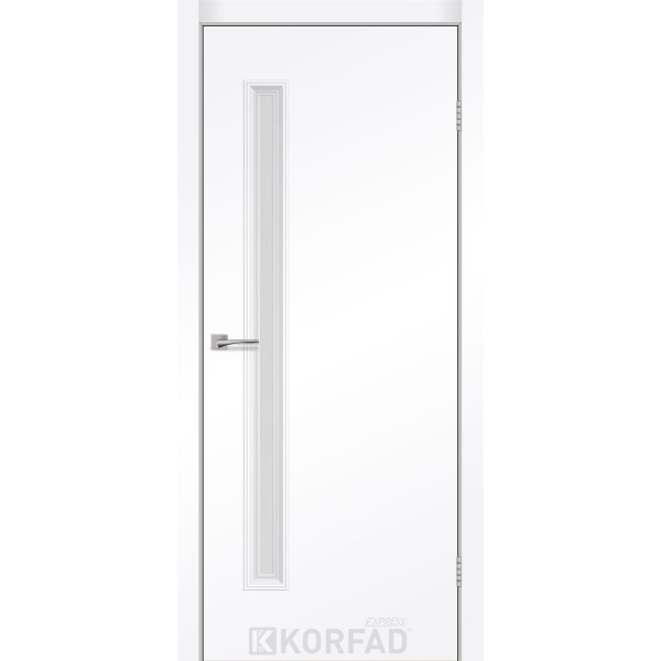 Міжкімнатні двері Korfad Corner Glass-01 - Ламіновані
