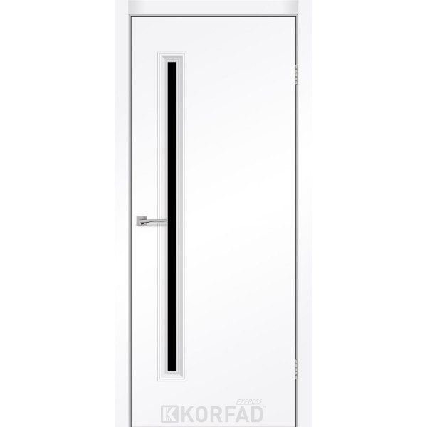 Міжкімнатні двері Korfad Corner Glass-01 - Ламіновані