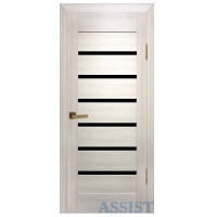 Міжкімнатні двері Оміс Лагуна black (вибілений дуб)