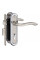 Дверна ручка Linde A-2002 PZ SN/CP (хром)