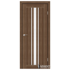 Міжкімнатні двері Stil Doors Arizona сатин або чорне скло (горіх золотий)