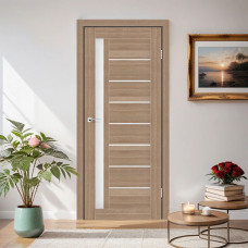 Міжкімнатні двері Stil Doors London сатин або чорне скло (вільха класична)