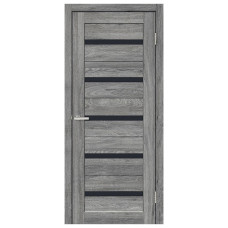 Міжкімнатні двері Doors Smart C026 BG чорне скло (дуб сієрра)
