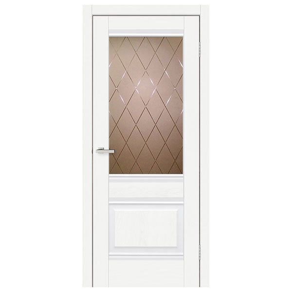 Міжкімнатні двері Doors Smart C070 CD скло бронза (дуб меренго)