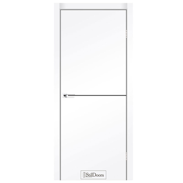 Міжкімнатні двері Stil Doors Loft Aluminium (білий мат)
