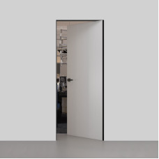 Міжкімнатні двері Папа Карло Приховані Двері iDoors Inside Prime-AL чорний торець алюм. (під оздоблення)