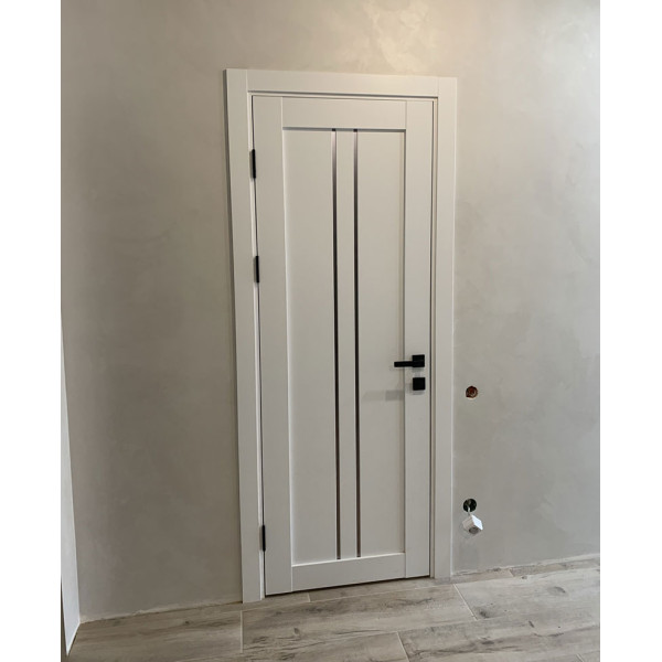 Міжкімнатні двері Папа Карло T-02 (альпійський білий)