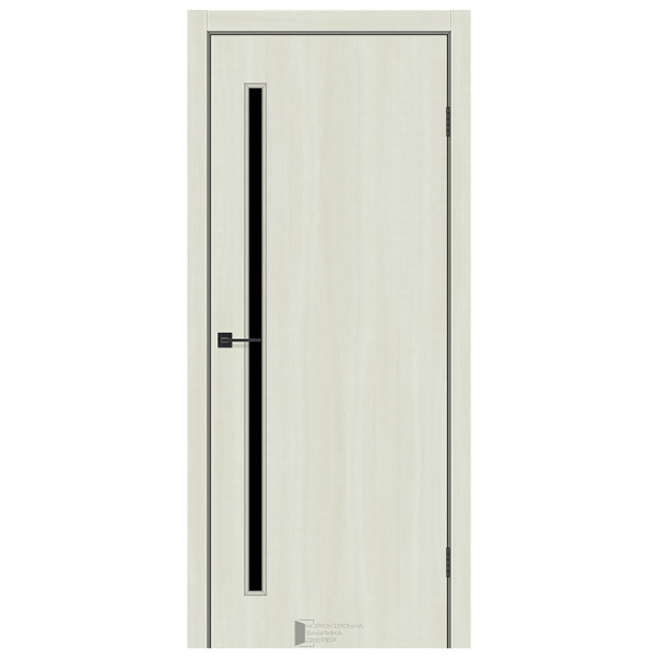 Міжкімнатні двері KFD Line Glass 01 (шимо ваніль)