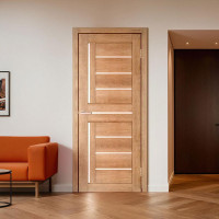 Міжкімнатні двері Doors C051 ПВХ ціна з коробкою (дуб дорато)