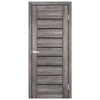 Міжкімнатні двері Doors Smart C018 скло чорне (дуб браш)