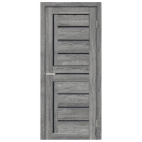 Міжкімнатні двері Doors Smart C051 скло чорне (дуб сієра)