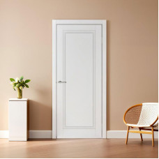 Міжкімнатні двері Doors Neo N01B без скла (емаліт білий)