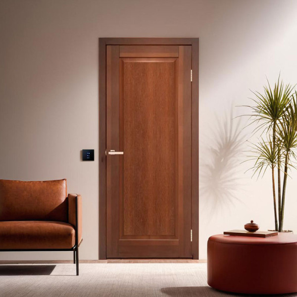Міжкімнатні двері Doors Neo N01B без скла (бордо)