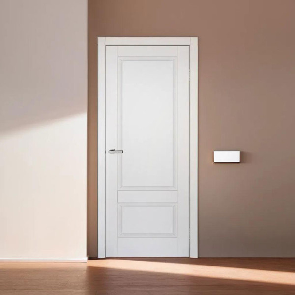 Міжкімнатні двері Doors Neo N02B без скла (емаліт білий)