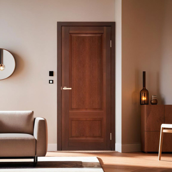 Міжкімнатні двері Doors Neo N02B без скла (бордо)