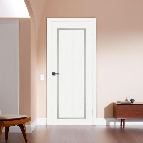 Міжкімнатні двері Doors Smart C090 скло матове або чорне (дуб маренго)