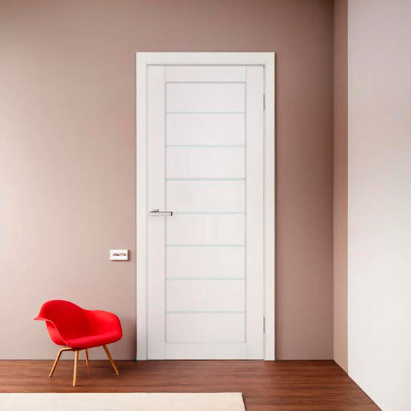 Міжкімнатні двері Оміс Cortex Deco 10 (білий silk matt)