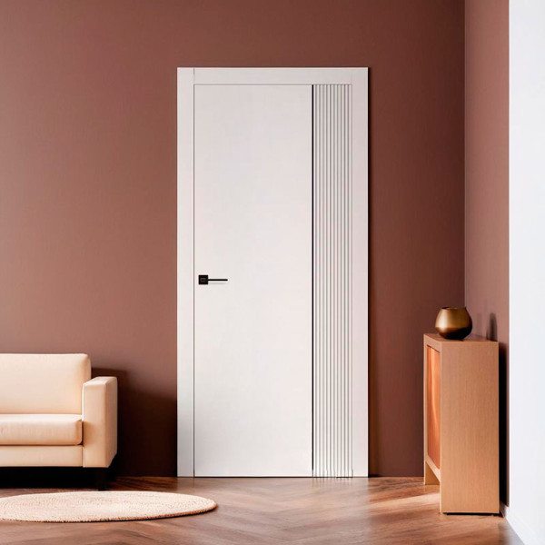 Міжкімнатні двері Stil Doors Aurora шпон (біла емаль)