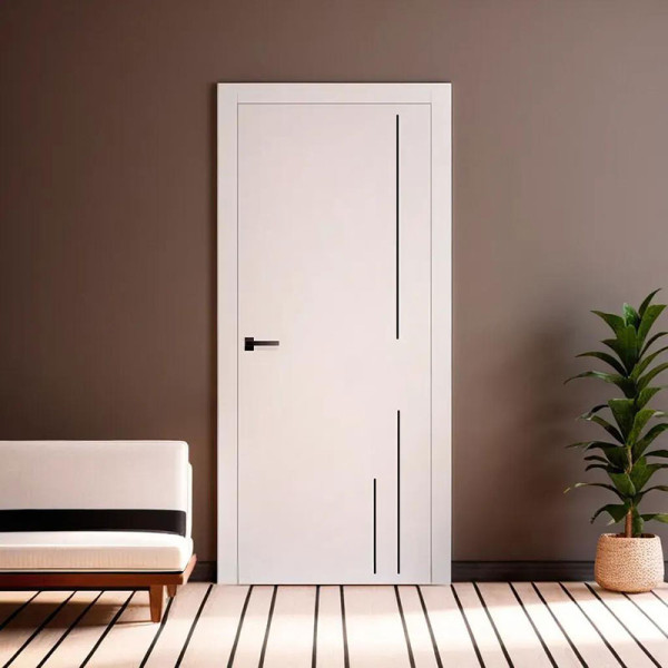 Міжкімнатні двері Stil Doors Cleora шпон (біла емаль)